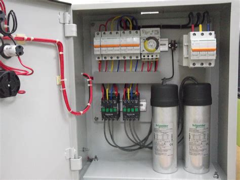 power factor correction capacitor banks.